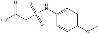 2-[(4-methoxyphenyl)sulfamoyl]acetic acid