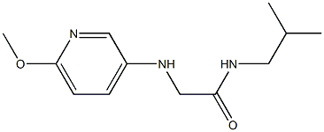 2-[(6-methoxypyridin-3-yl)amino]-N-(2-methylpropyl)acetamide