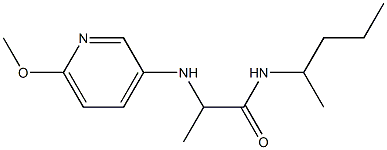 2-[(6-methoxypyridin-3-yl)amino]-N-(pentan-2-yl)propanamide