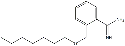 2-[(heptyloxy)methyl]benzene-1-carboximidamide 结构式