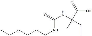 2-[(hexylcarbamoyl)amino]-2-methylbutanoic acid