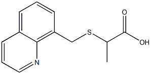 2-[(quinolin-8-ylmethyl)sulfanyl]propanoic acid