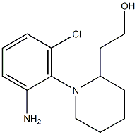 2-[1-(2-amino-6-chlorophenyl)piperidin-2-yl]ethanol Struktur