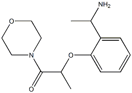 2-[2-(1-aminoethyl)phenoxy]-1-(morpholin-4-yl)propan-1-one