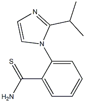 2-[2-(propan-2-yl)-1H-imidazol-1-yl]benzene-1-carbothioamide