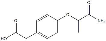 2-[4-(1-carbamoylethoxy)phenyl]acetic acid
