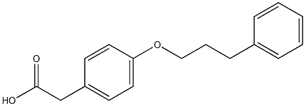 2-[4-(3-phenylpropoxy)phenyl]acetic acid