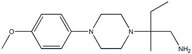 2-[4-(4-methoxyphenyl)piperazin-1-yl]-2-methylbutan-1-amine Struktur