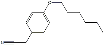 2-[4-(hexyloxy)phenyl]acetonitrile Struktur