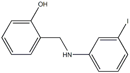 2-{[(3-iodophenyl)amino]methyl}phenol Struktur