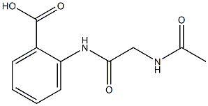 2-{[(acetylamino)acetyl]amino}benzoic acid