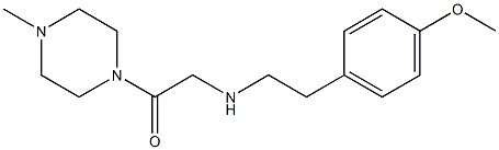 2-{[2-(4-methoxyphenyl)ethyl]amino}-1-(4-methylpiperazin-1-yl)ethan-1-one|