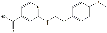 2-{[2-(4-methoxyphenyl)ethyl]amino}pyridine-4-carboxylic acid