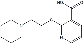 2-{[2-(piperidin-1-yl)ethyl]sulfanyl}pyridine-3-carboxylic acid