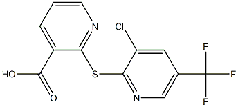  2-{[3-chloro-5-(trifluoromethyl)pyridin-2-yl]sulfanyl}pyridine-3-carboxylic acid