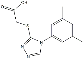 2-{[4-(3,5-dimethylphenyl)-4H-1,2,4-triazol-3-yl]sulfanyl}acetic acid|
