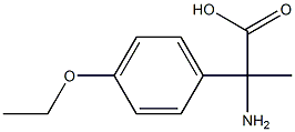 2-amino-2-(4-ethoxyphenyl)propanoic acid,,结构式
