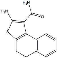 2-amino-4,5-dihydronaphtho[2,1-b]thiophene-1-carboxamide Structure