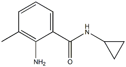 2-amino-N-cyclopropyl-3-methylbenzamide Structure