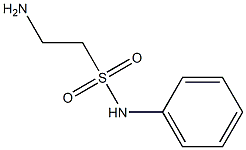 2-amino-N-phenylethanesulfonamide 化学構造式