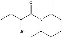 2-bromo-1-(2,6-dimethylpiperidin-1-yl)-3-methylbutan-1-one Structure