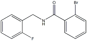 2-bromo-N-(2-fluorobenzyl)benzamide Structure