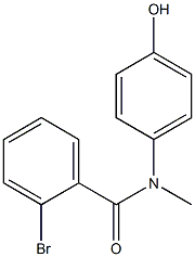 2-bromo-N-(4-hydroxyphenyl)-N-methylbenzamide Structure