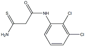 2-carbamothioyl-N-(2,3-dichlorophenyl)acetamide Struktur