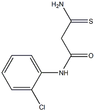 2-carbamothioyl-N-(2-chlorophenyl)acetamide Struktur
