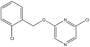 2-chloro-6-[(2-chlorobenzyl)oxy]pyrazine Structure