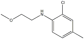 2-chloro-N-(2-methoxyethyl)-4-methylaniline 结构式