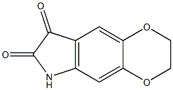 2H,3H,6H,7H,8H-[1,4]dioxino[2,3-f]indole-7,8-dione 结构式