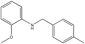 2-methoxy-N-[(4-methylphenyl)methyl]aniline Structure