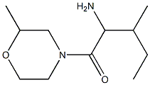 2-methyl-1-[(2-methylmorpholin-4-yl)carbonyl]butylamine Struktur