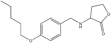 3-({[4-(pentyloxy)phenyl]methyl}amino)oxolan-2-one Structure