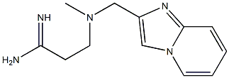 3-({imidazo[1,2-a]pyridin-2-ylmethyl}(methyl)amino)propanimidamide Structure