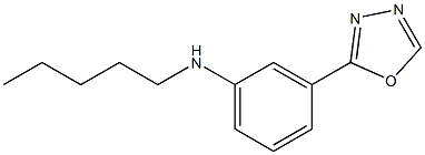 3-(1,3,4-oxadiazol-2-yl)-N-pentylaniline