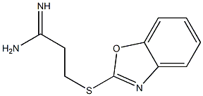3-(1,3-benzoxazol-2-ylsulfanyl)propanimidamide