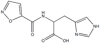 3-(1H-imidazol-4-yl)-2-(1,2-oxazol-5-ylformamido)propanoic acid Structure
