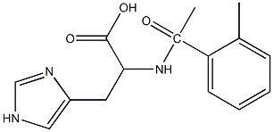 3-(1H-imidazol-4-yl)-2-[1-(2-methylphenyl)acetamido]propanoic acid