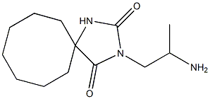 3-(2-aminopropyl)-1,3-diazaspiro[4.7]dodecane-2,4-dione Structure