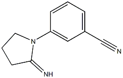 3-(2-iminopyrrolidin-1-yl)benzonitrile Struktur