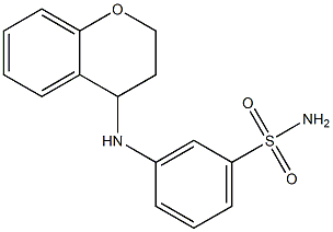 3-(3,4-dihydro-2H-1-benzopyran-4-ylamino)benzene-1-sulfonamide