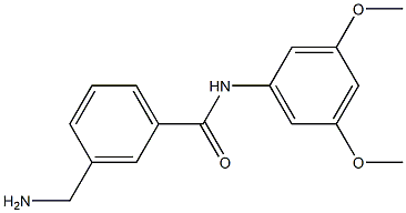3-(aminomethyl)-N-(3,5-dimethoxyphenyl)benzamide