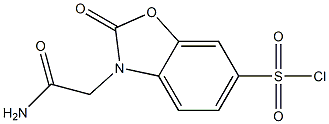 3-(carbamoylmethyl)-2-oxo-2,3-dihydro-1,3-benzoxazole-6-sulfonyl chloride