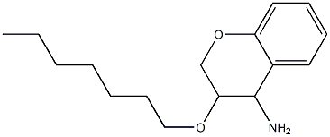  3-(heptyloxy)-3,4-dihydro-2H-1-benzopyran-4-amine