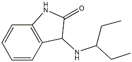 3-(pentan-3-ylamino)-2,3-dihydro-1H-indol-2-one Struktur