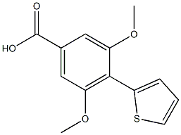 3,5-dimethoxy-4-thien-2-ylbenzoic acid Structure