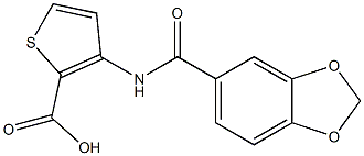 3-[(1,3-benzodioxol-5-ylcarbonyl)amino]thiophene-2-carboxylic acid