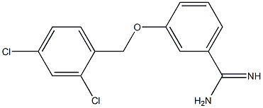  3-[(2,4-dichlorophenyl)methoxy]benzene-1-carboximidamide